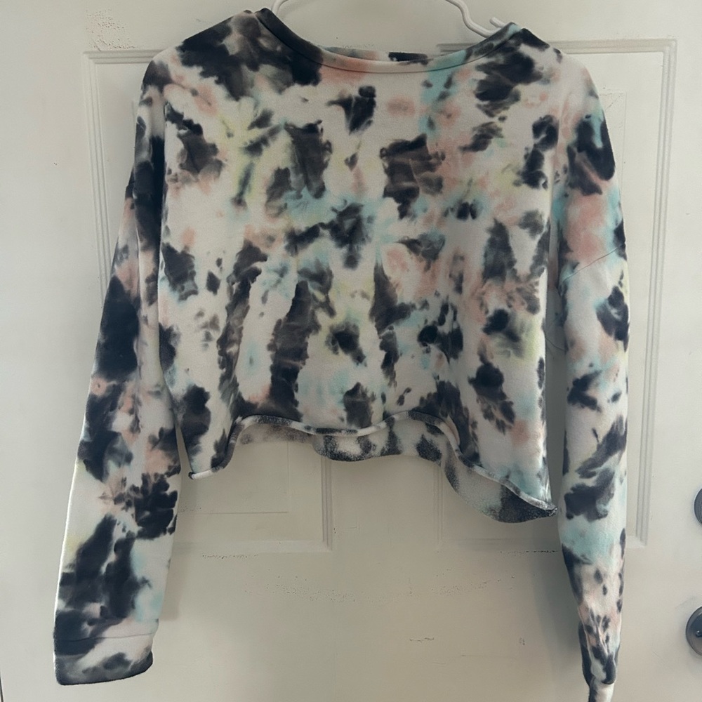 Tye dye Colsie Crop Sweatshirt